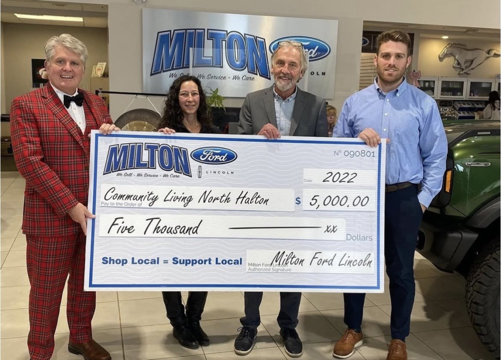 2022 Community Living Noth Halton Donation