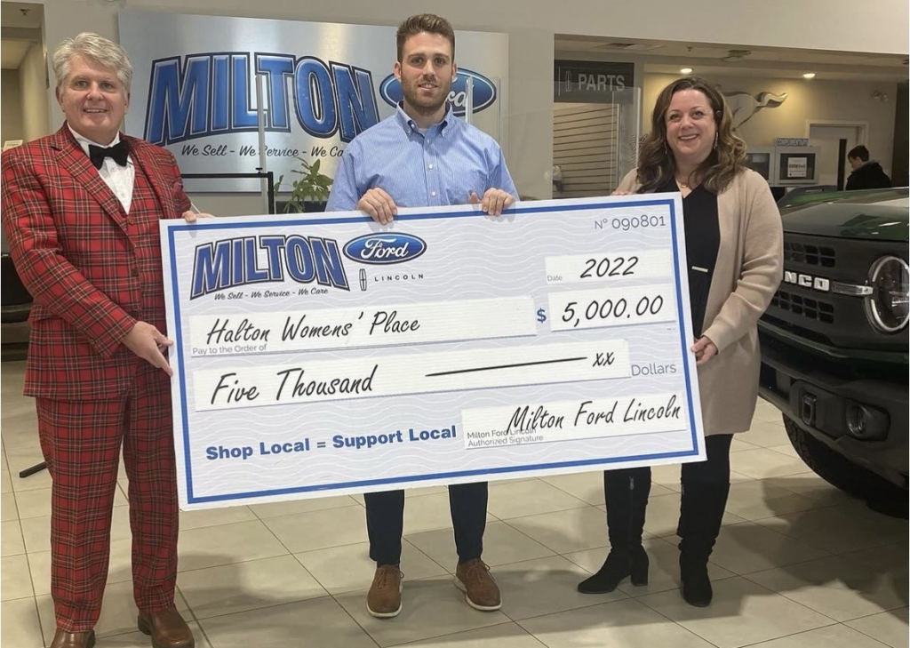 2022 Halton Women's Place Donation