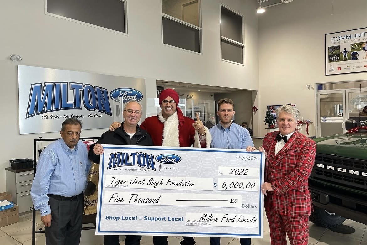 2022 Tiger Jeet Singh Foundation Donation