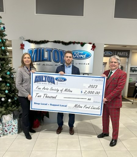 2023 Fine Arts Society of Milton Donation