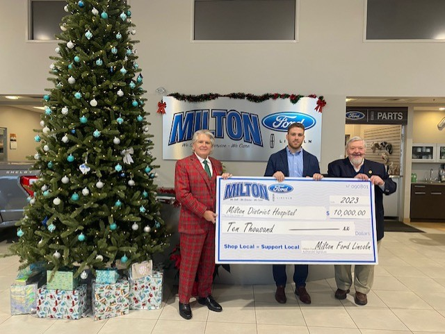 2023 Milton District Hospital Donation