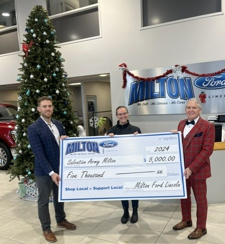2024 Salvation Army Milton Donation