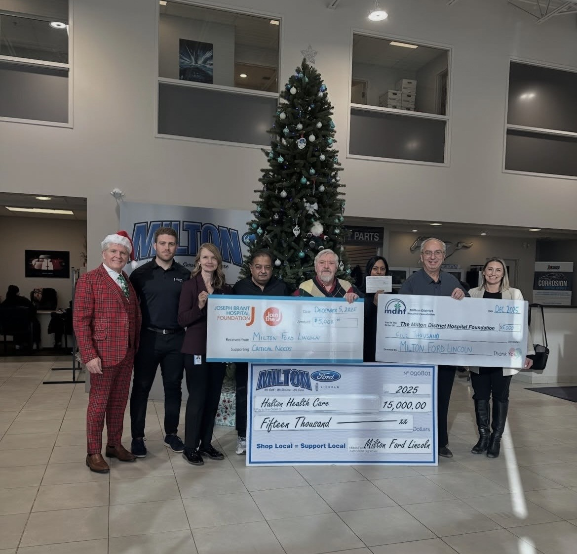 2025 Donations to Halton Health Care - Joseph Brant Hospital Foundation - Milton District Hospital Foundation